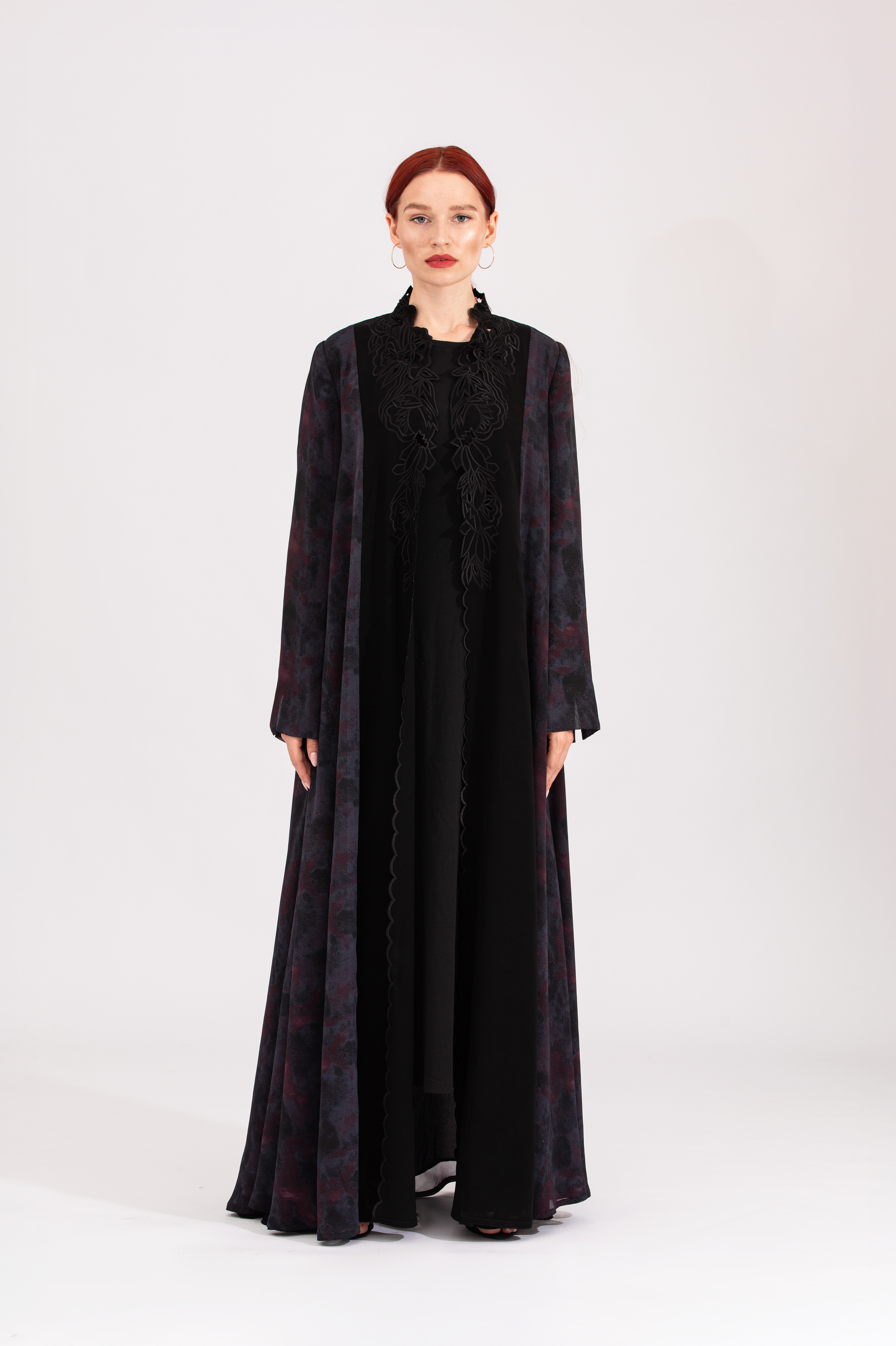 NR7 : Floral Grace Abaya