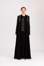 NR24 : Elegant White Abaya