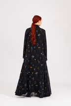 NR25 : Chiffon Blossom Abaya