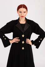 NR28 : Golden Blazer Abaya