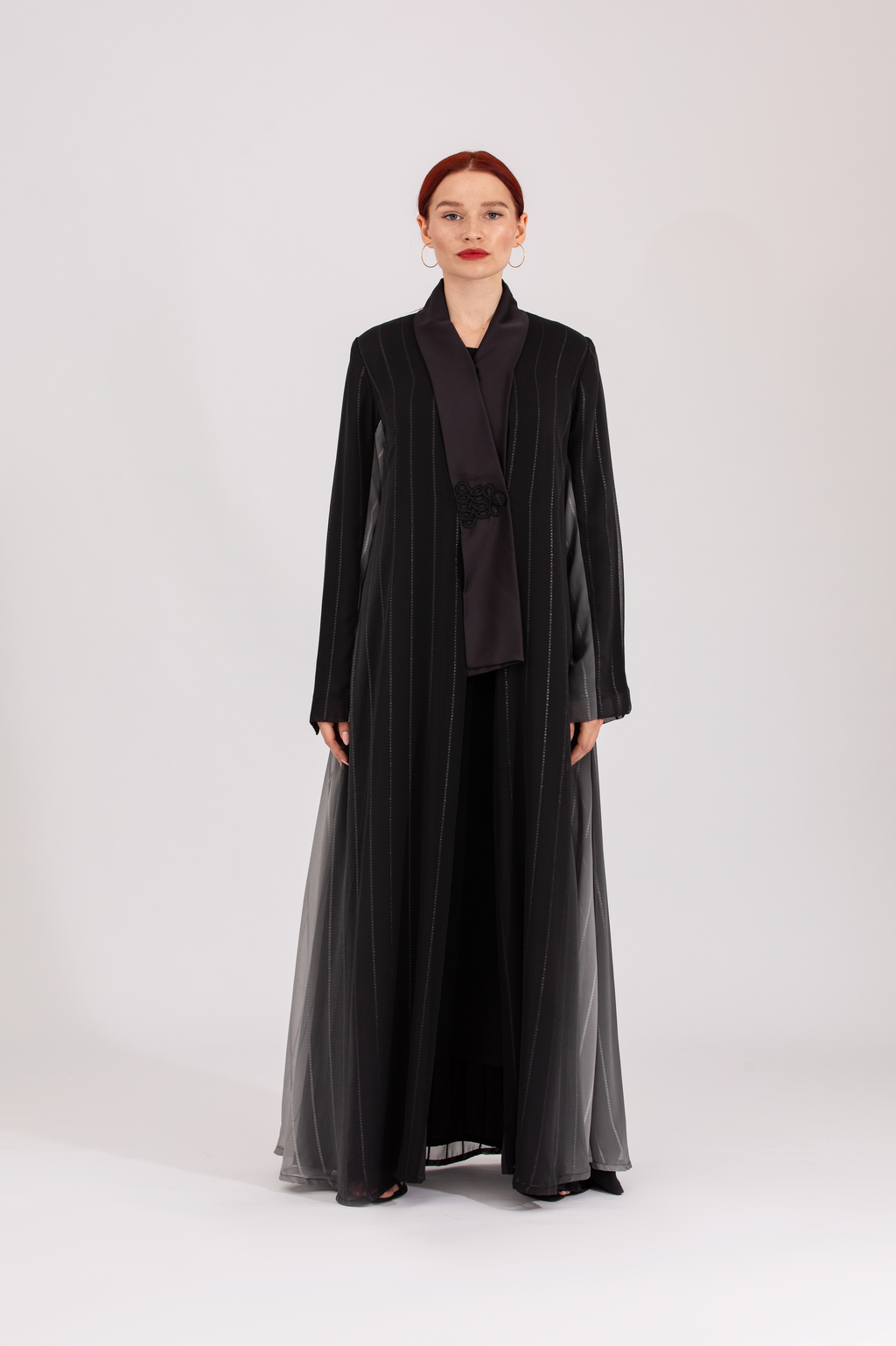 NR31 : Summer Breeze Abaya Black