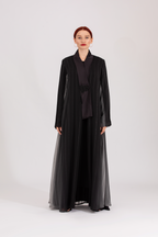 NR31 : Summer Breeze Abaya Black