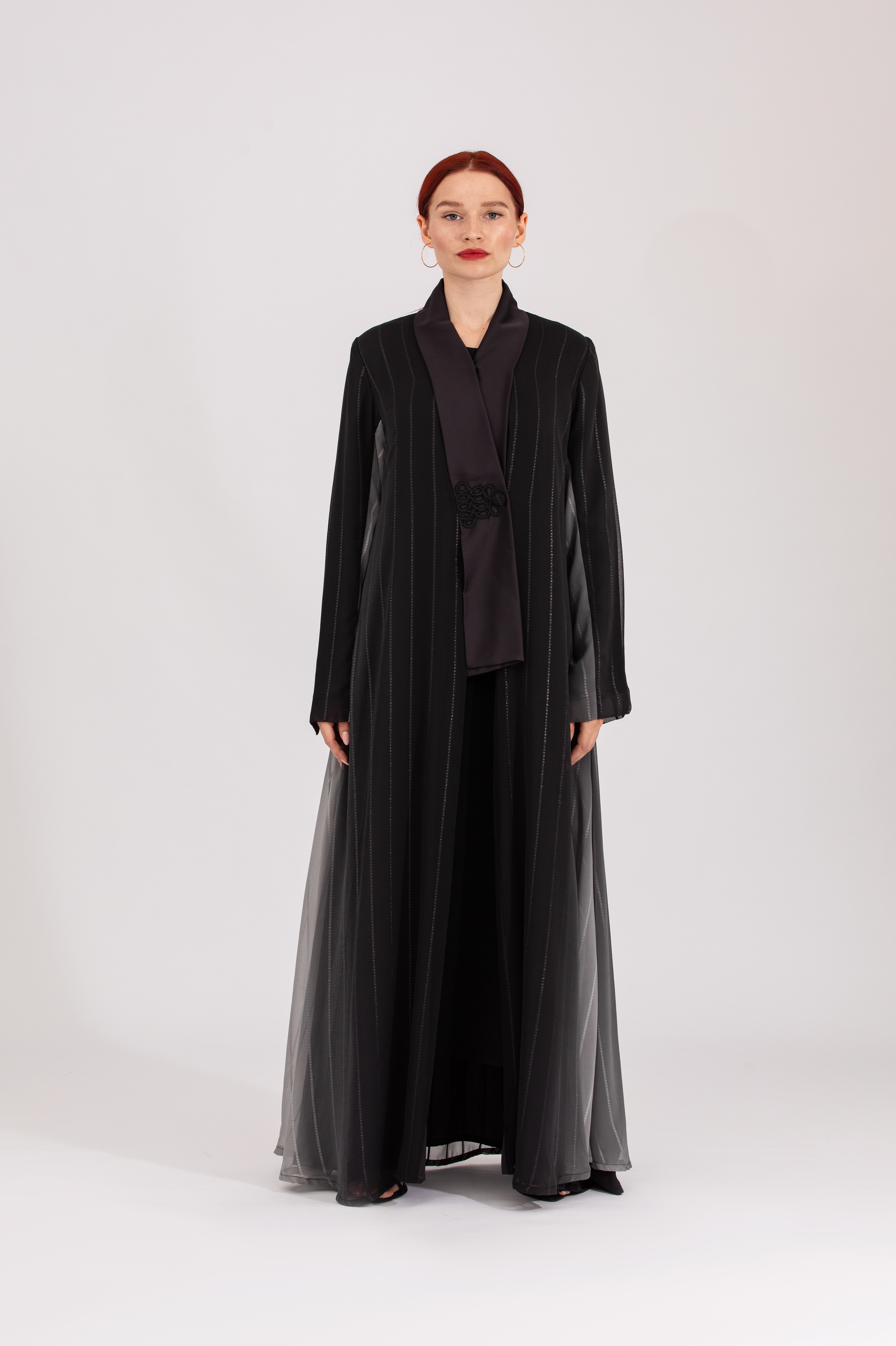 NR31 : Summer Breeze Abaya Black