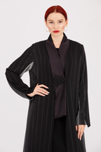NR31 : Summer Breeze Abaya Black