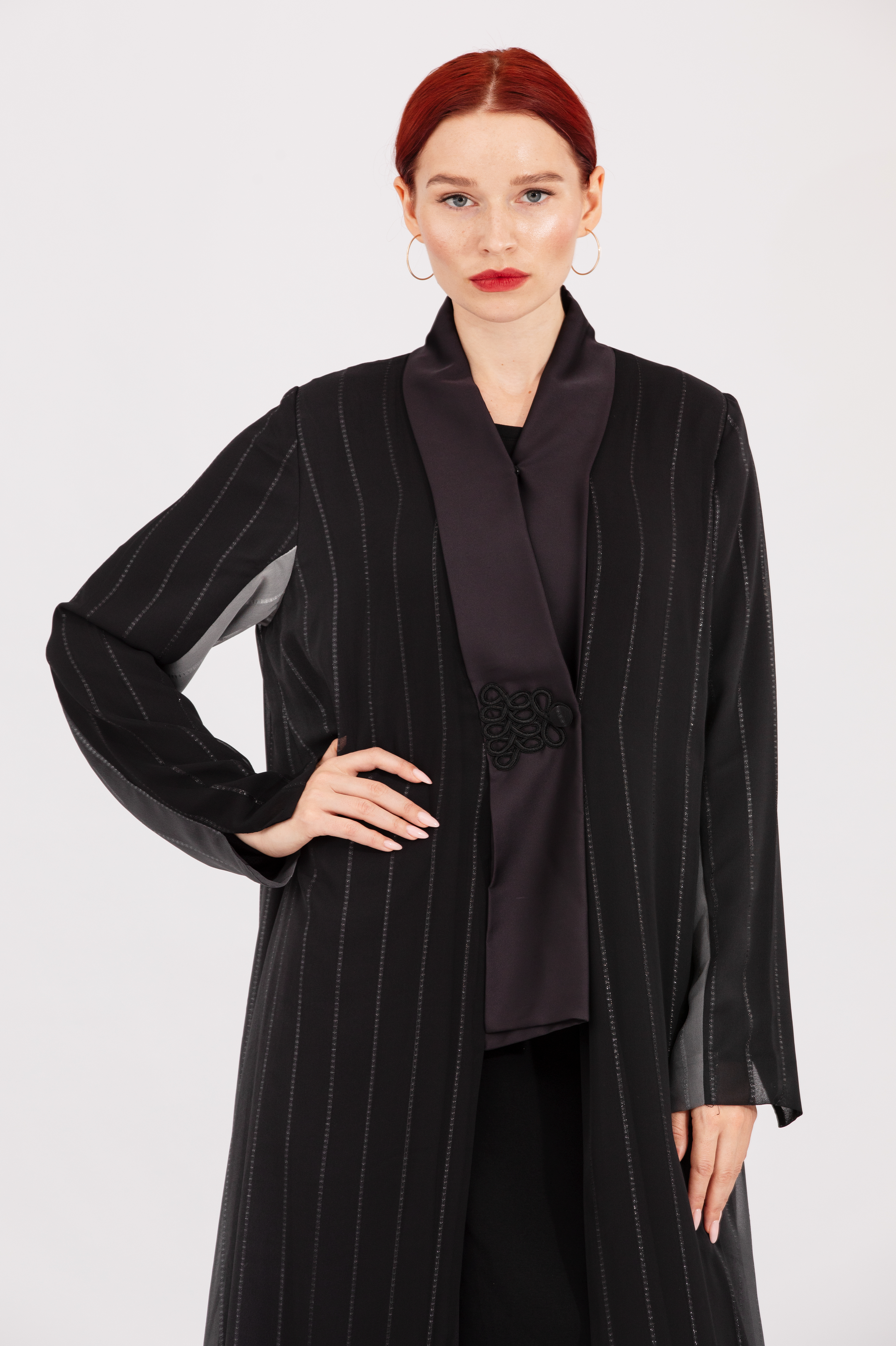 NR31 : Summer Breeze Abaya Black