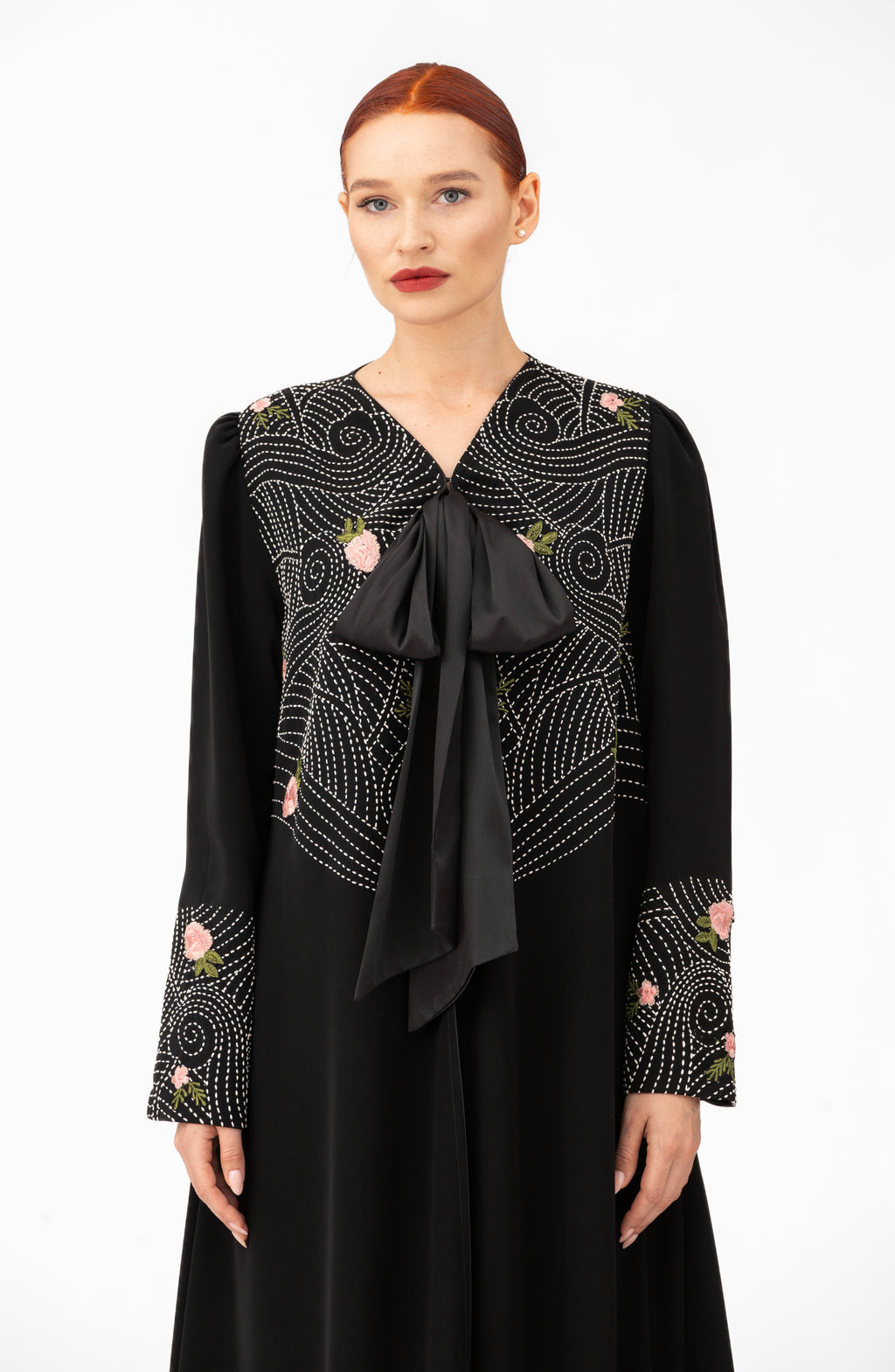 NR54 : Graceful Bow Abaya