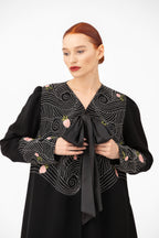 NR54 : Graceful Bow Abaya