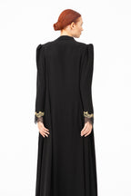 NR57 : Elegant Floral Abaya