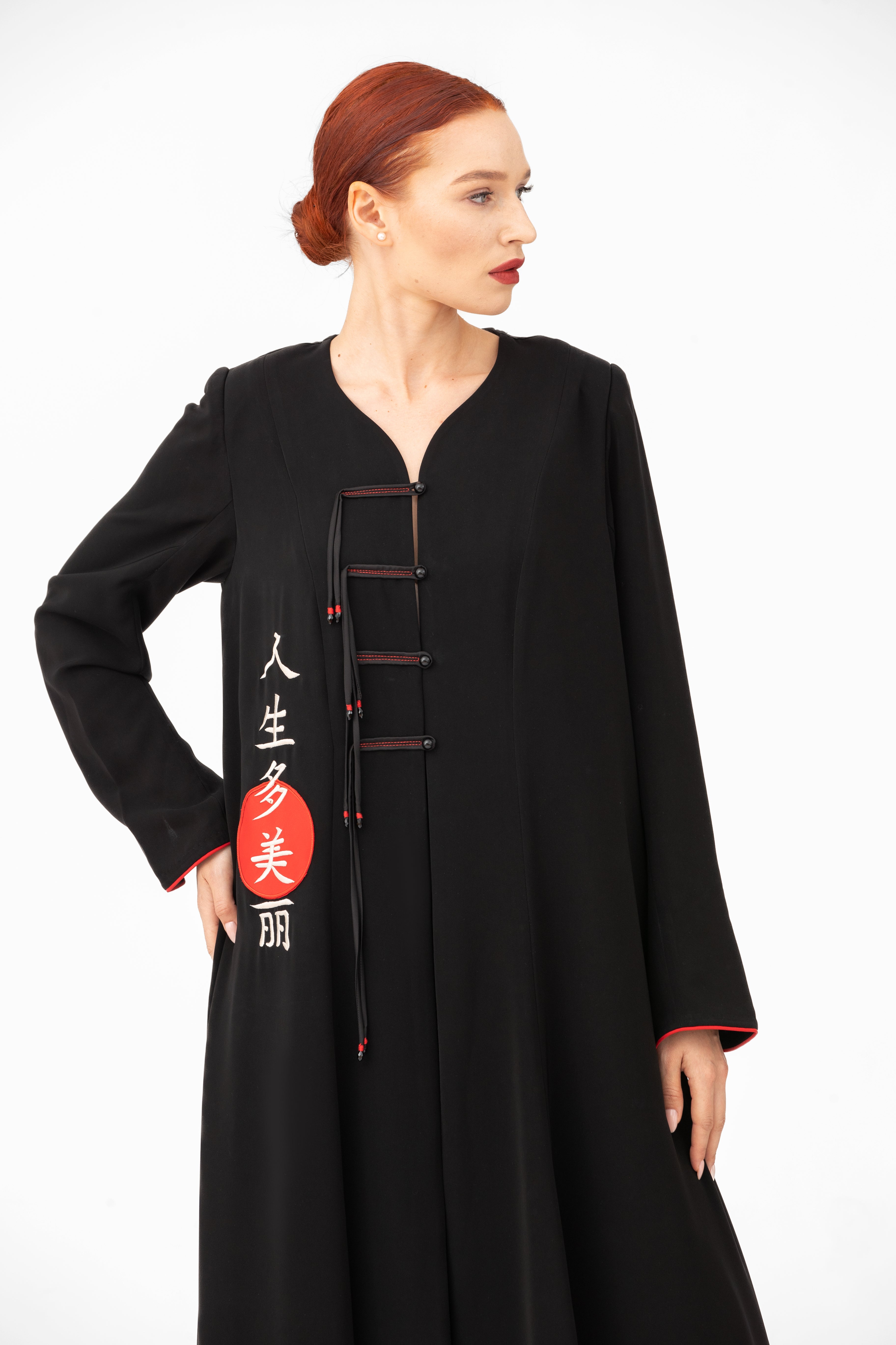 NR62 : Oriental Touch Abaya