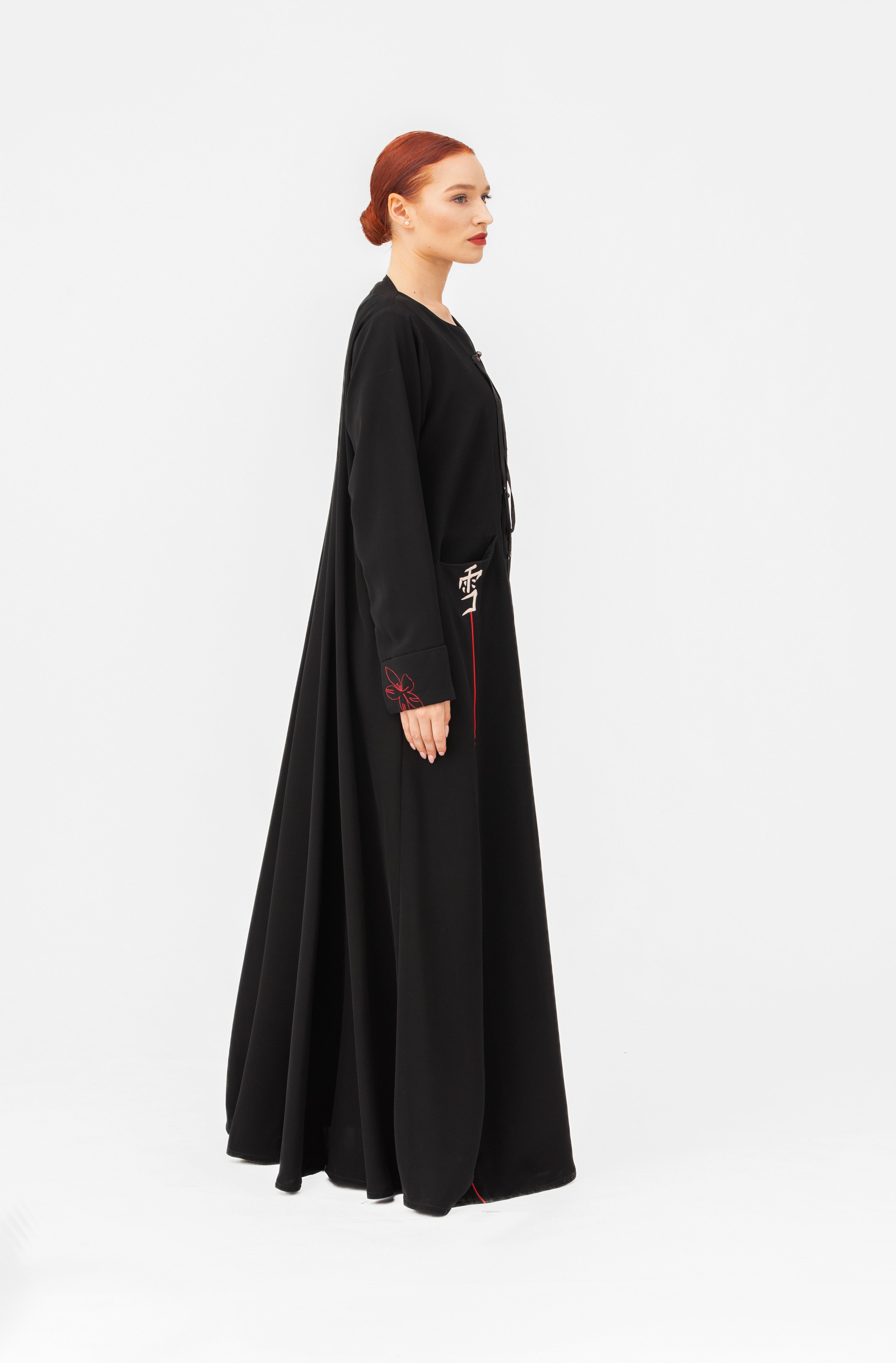 NR62 : Oriental Touch Abaya