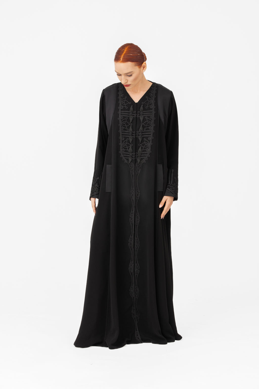 NR70 : Embroidered Heritage Abaya