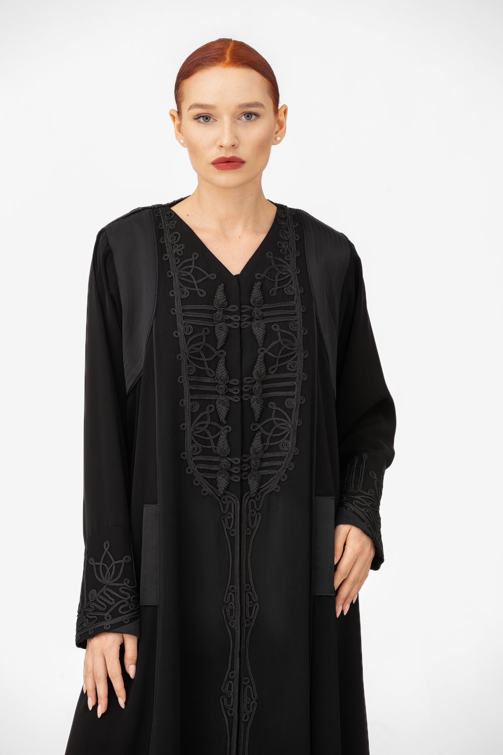 NR70 : Embroidered Heritage Abaya