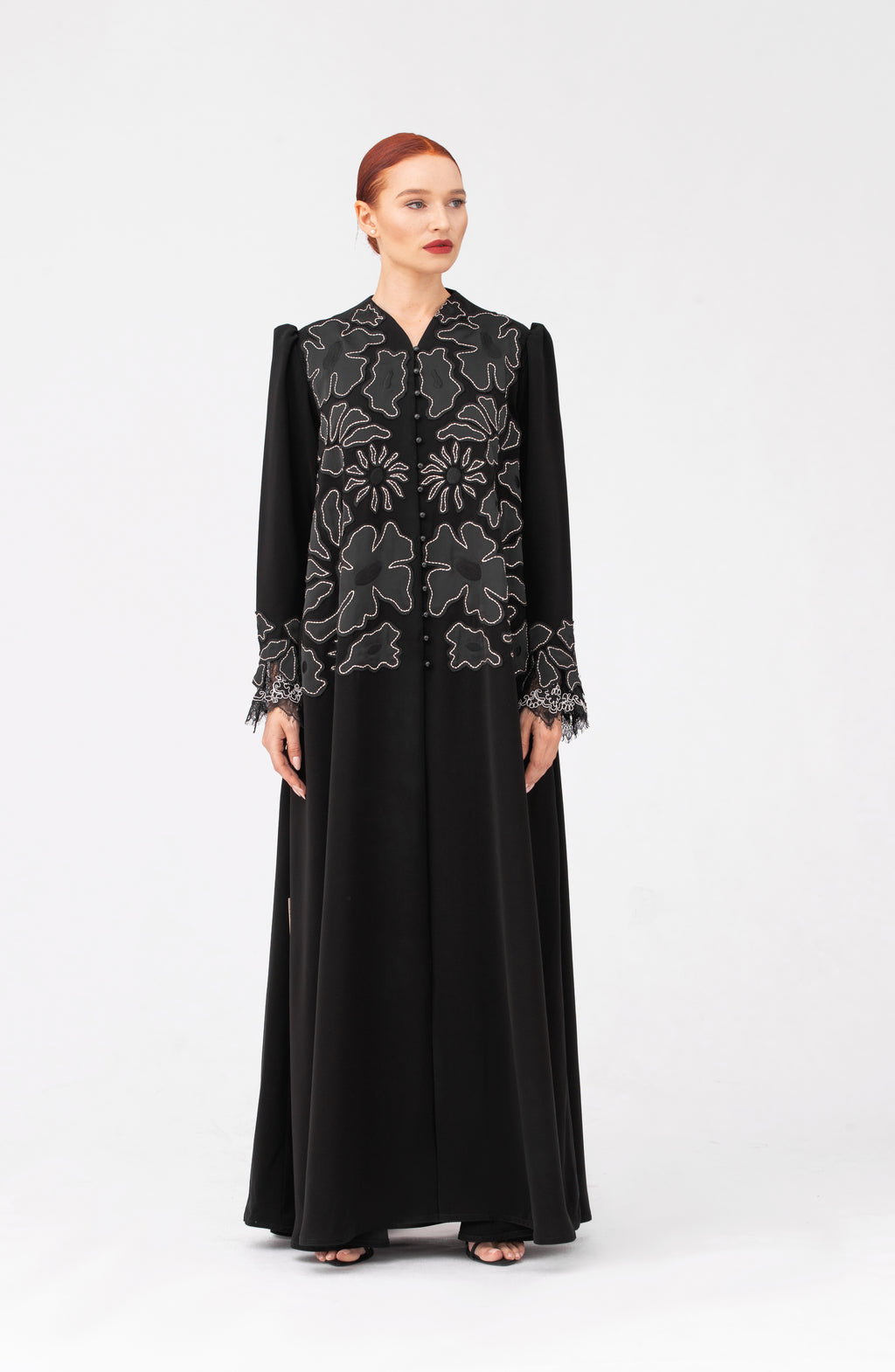 NR53 : Elegant Embroidered Abaya