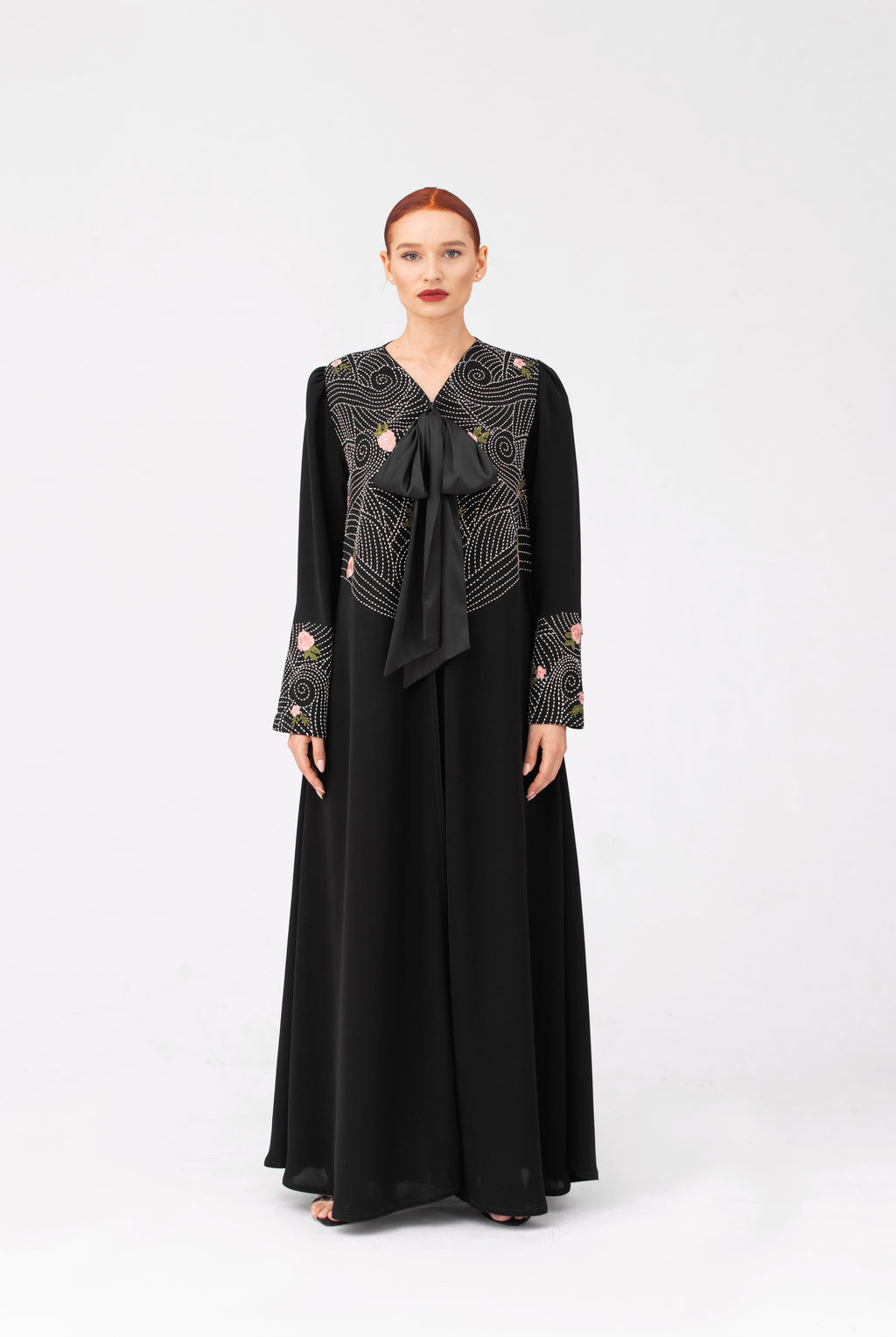 NR54 : Graceful Bow Abaya
