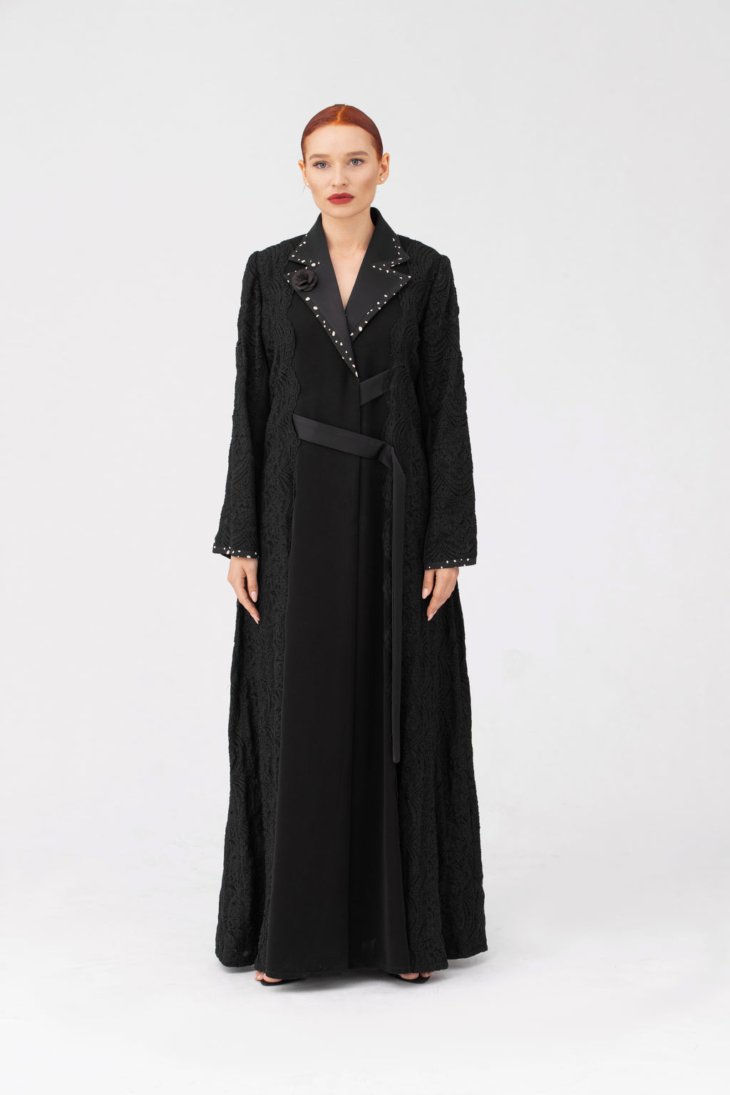 NR58 : Luxe Lace Abaya