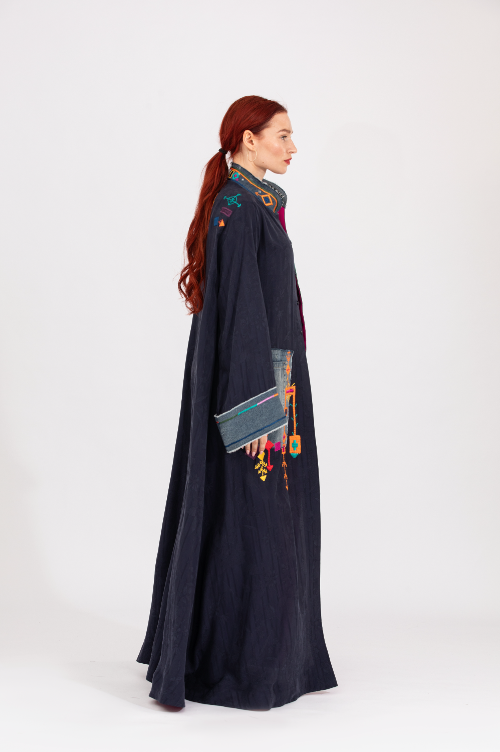 NR40 : Denim Berber Abaya