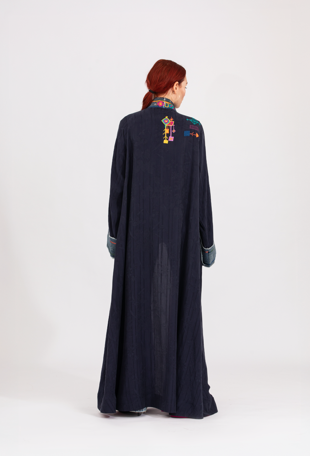 NR40 : Denim Berber Abaya