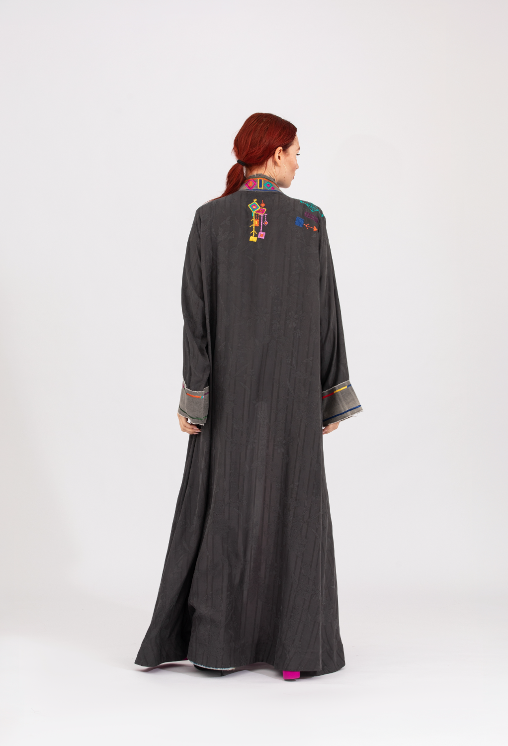NR40 : Denim Berber Abaya